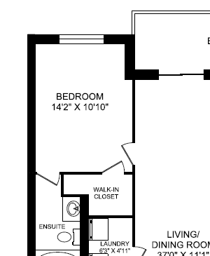 Two Bedroom Floor Plan